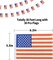 American Flag Banner, Small American Flag Mini USA Flags, Used for Party School Sports Events Patriotic Festival Decorations